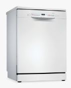 Bosch Serie 2 SMS2ITW08G Freestanding Dishwasher, White - Grading Info - 2315867 Water drainage...