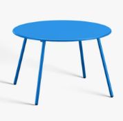 John Lewis ANYDAY Brights Round Metal Garden Coffee Table, 70cm - Grading Info - RI003016020 sc...