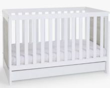 John Lewis Dual Tone Cotbed, Grey - Grading Info - 025361 Goods are damaged Product damage on r...
