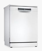 Bosch Serie 4 SMS4HAW40G Freestanding Dishwasher, White - Grading Info - RI002990203 Goods are...