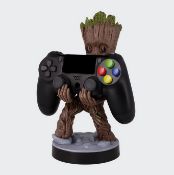 (121/5L) Lot RRP £120. 4x Marvel Infinity Saga Toddler Groot 8 Inch Cable Guy Controller & Phone...