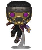 (68/5I) Lot RRP £90. 6x Funko Pop Items. To Include 2x TÕChalla Star Lord 871, 1x Venomized Groot...