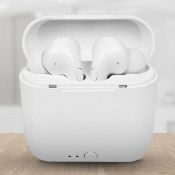 (110/5L) 20x Red5 HE White Wireless Earbuds RRP £20 Each. (All Units Have Return To Manufacturer...