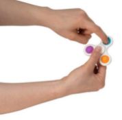 (153/5M) Lot RRP Approx £319. Approx 80x Mixed Style Push Popper Fidget Spinners RRP £3.99 Each....