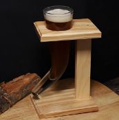 (35/5J) Lot RRP £120. 5x Viking Beer Horn With Wooden Stand RRP £20 Each. (All Units Appear As Ne...