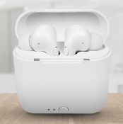 (107/5L) 20x Red5 HE White Wireless Earbuds RRP £20 Each. (All Units Have Return To Manufacturer...