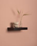 Brand New Black Floating Shelf RRP £19.99