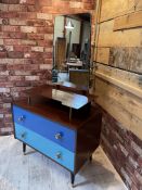 Astons of Wrexham Teak dressing table and mirror, MCM c1950s