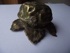 Antique Walnut on leaf Needle Case - W. Avery & Son, Redditch - Circa 1873