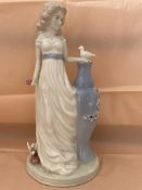 Kalique 2001 - Lady in a Vase with a Bird