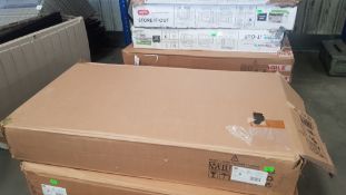 (52/P) RRP £170. Keter Store It Out Max Brown/Beige. High Capacity 1200L Of Storage. Elegant Wood...