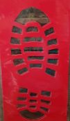 (57/1F) Lot RRP £100. Approx. 55x Footstep Stencil Packs RRP £1 Each. 13x Santa Stitching Kit RRP...