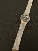 Ladies Rotary Stainless Steel Quartz Watch with Chain Bracelet