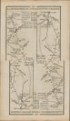 Taylor & Skinner 1777 Ireland Map Areas Co Laios Co Offaly Co Kildare.
