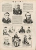 Fenian Phoenix Park Murders The Invincibles Antique 1883.