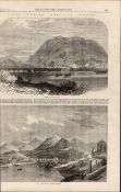 The Fenian Rebels Raid in Kerry & Killarney Antique 1867.