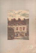 Dyott Street Bloombury Antique 1888 Views of London