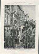 Kilmainham Hospital Dublin Ireland Queens Visit 1900 Antique Print.
