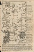 Britannia Depicta E Bowen c1730 Map Middlesex Bucks Berkshire Oxfordshire Etc.