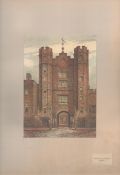 Gateway St James' Palace Antique 1888 Views of London.