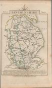 John Cary’s 1791 Antique Copper Engraved Map Middlesex & Lincolnshire.
