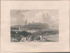Dover Kent Antique 1842 Steel Engraving.