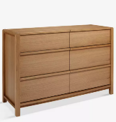 - Item Description - John Lewis Montreal 6 Drawer Wide Chest, Oak - Grading info - - small scratch