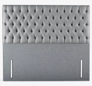 - Item Description - Hypnos Eleanor Full Depth Headboard, King Size, Linoso Sky - Grading info - RI