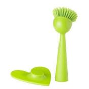 VIGAR DISHWASHING BRUSH Heart-shaped magnetic holder New