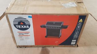 (238/Mez) RRP £310. Texas Nimbus 6 Burner Gas BBQ. (Contents Appear Unused _ Unsure If Complete).