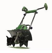 (96/Mez/P19) RRP £119. Powerbase 36cm 1050W Electric Rotavator Tiller, 36cm Working Width, 18cm...