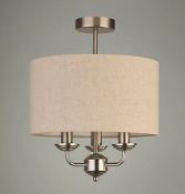 (133/6D) Lot RRP £203. 12x Lighting Items. 1x Natural Classic Ceiling Light RRP £35. 1x Gold Tone...