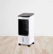 (65/Mez/P17) RRP £80. Arlec 3.5Litre 3 In 1 Mobile Cooler. Cooler, Fan & Humidifier Unit. Large...