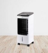 (87/Mez/P18) RRP £80. Arlec 3.5Litre 3 In 1 Mobile Cooler. Cooler, Fan & Humidifier Unit. Large...