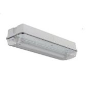 10 x Ansell Lighting Protector IP65 Bulkhead 8W T5, Maintained