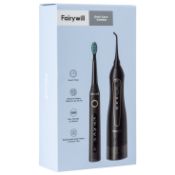 Fairywill Electric Toothbrush And Water Flosser Combo