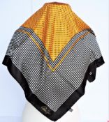 Vintage Signed Cornelia James Silk Scarf Made in Italy 68cm Square