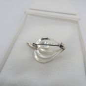 Cultured Pearl Sterling Silver Brooch