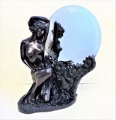 Art Deco Nude Figural Mirror