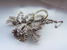 Vintage Marcasite Brooch