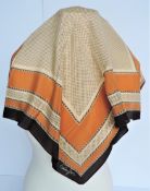 Vintage Signed Cornelia James Silk Scarf