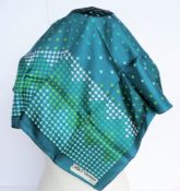 Vintage Signed Odile St Germain Paris Silk Scarf
