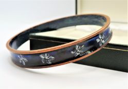 Vintage Enamel on Copper Bangle