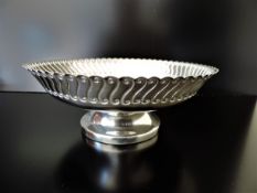Antique Silver Plate Pedestal Bon Bon Dish