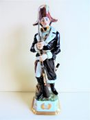 Vintage Naples Porcelain Napoleonic General 'Murat' Figurine