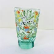 Antique Moser Enamelled Cordial/Shot Glass