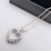 Sterling Silver Gemstone Pendant Necklace New with Gift Pouch