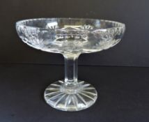 Cut Crystal Tazza Unused with Original Label