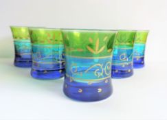 Set 6 Artisan Hand Made Glasses