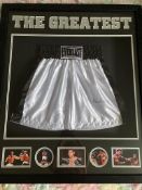 Muhammad Ali Signed Everlast boxing shorts with COA